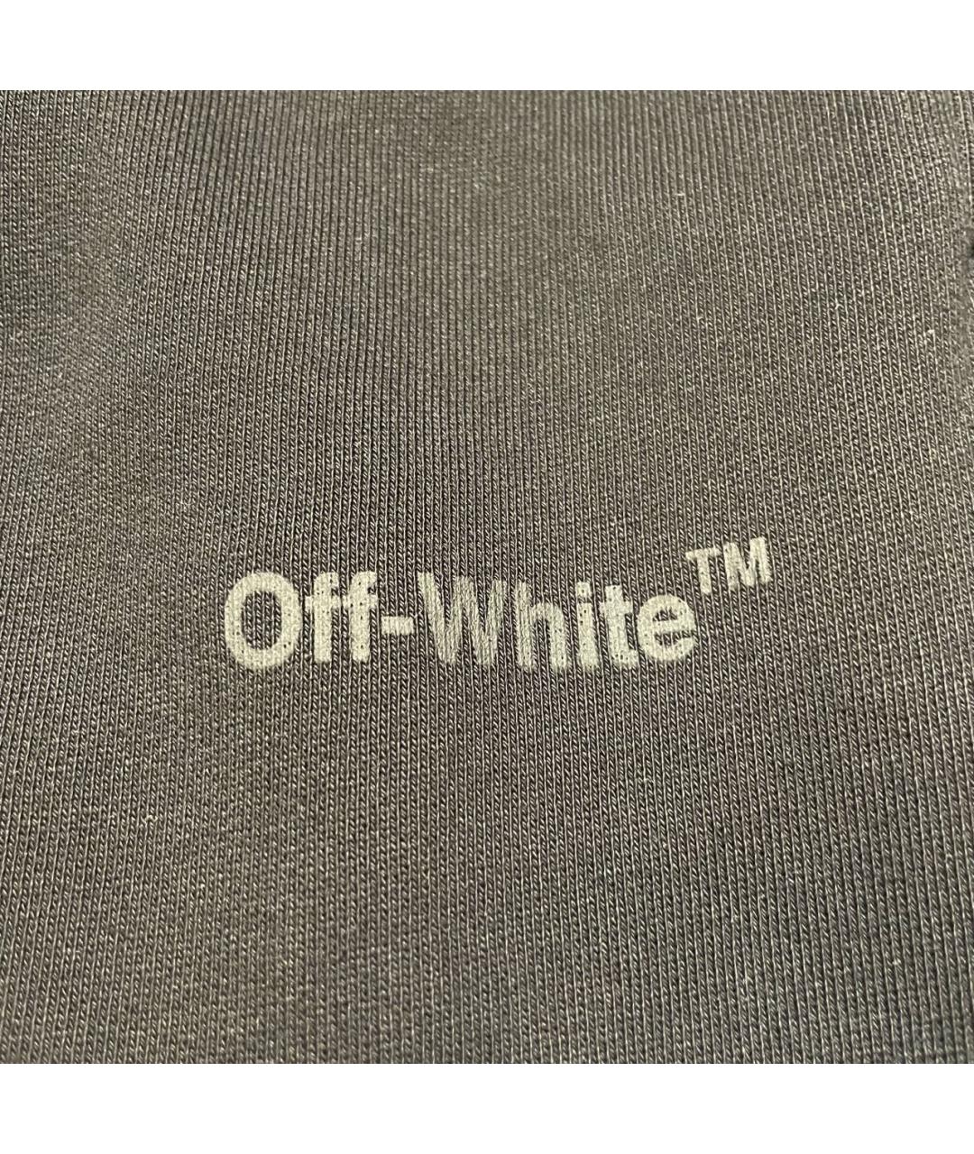 OFF-WHITE Черный хлопковый спортивный костюм, фото 5