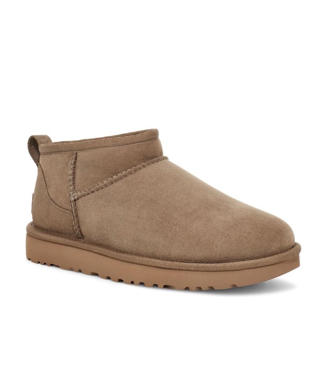 UGG AUSTRALIA Хаки замшевые ботинки, фото 3