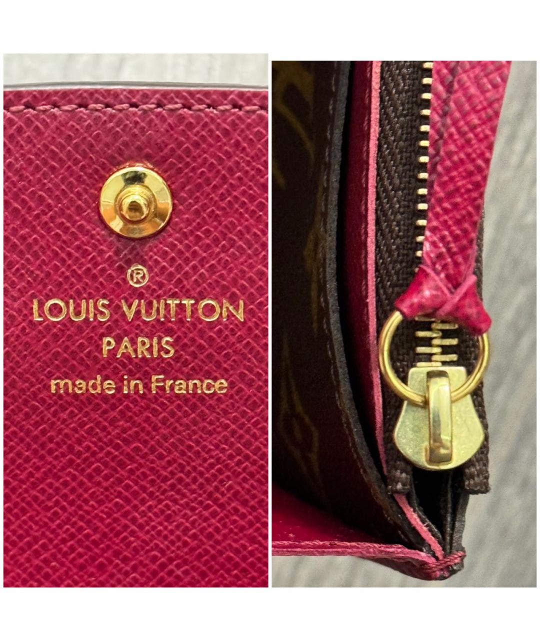 LOUIS VUITTON Коричневый кошелек, фото 5