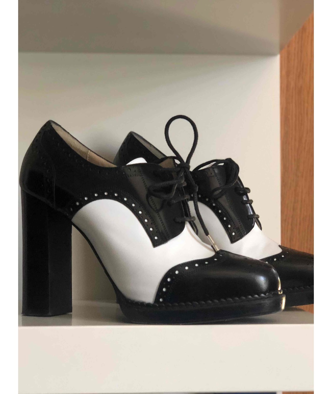 MICHAEL KORS Черные кожаные ботинки, фото 3