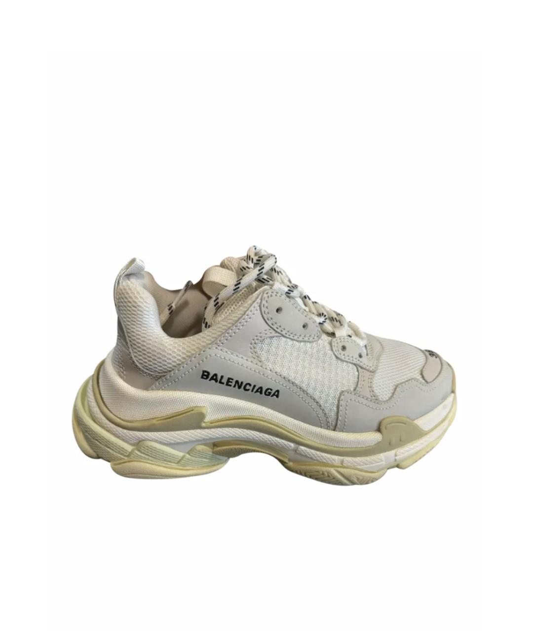 BALENCIAGA Белые кроссовки, фото 6