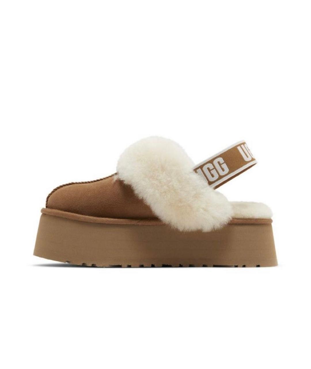 UGG AUSTRALIA Коричневые замшевые сандалии, фото 3