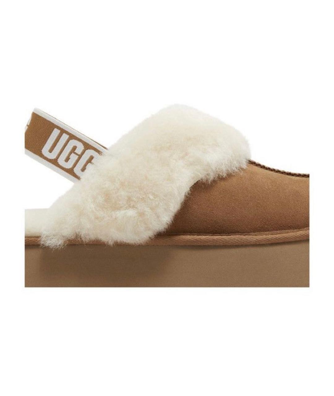 UGG AUSTRALIA Коричневые замшевые сандалии, фото 2