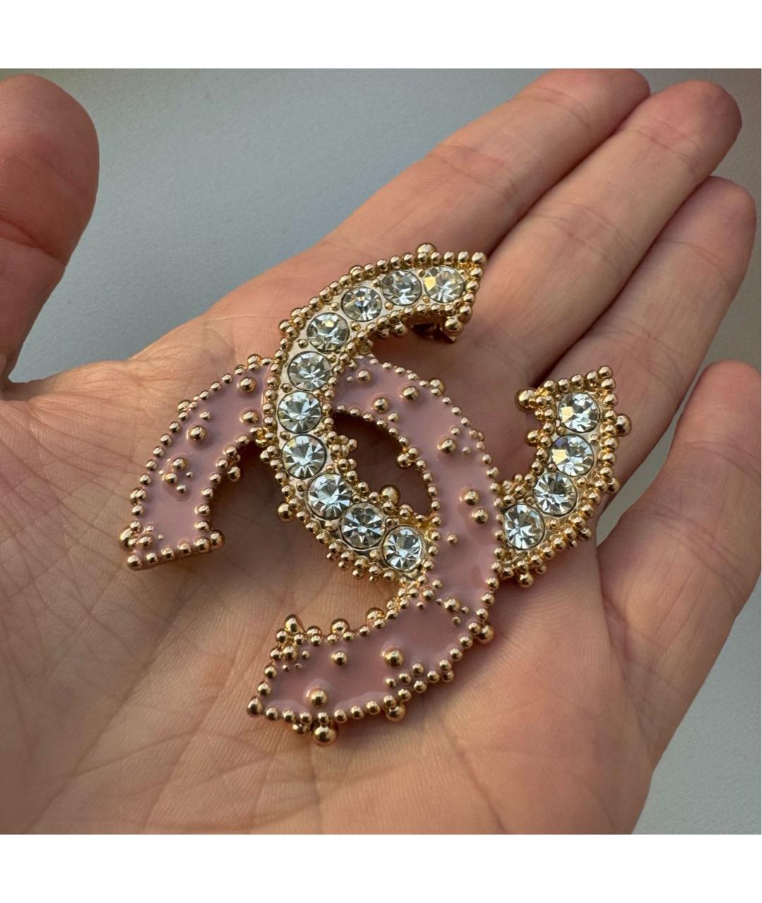CHANEL Розовая булавка / брошь, фото 2