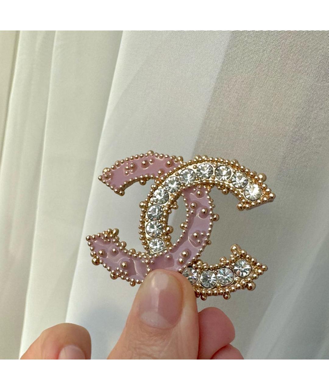 CHANEL Розовая булавка / брошь, фото 7