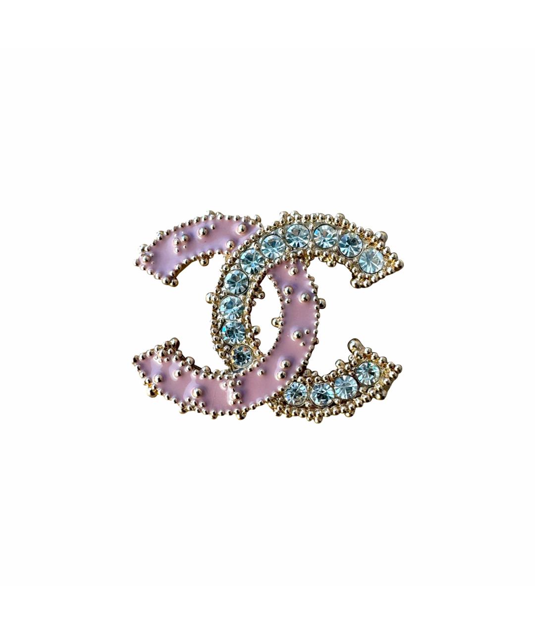 CHANEL Розовая булавка / брошь, фото 1