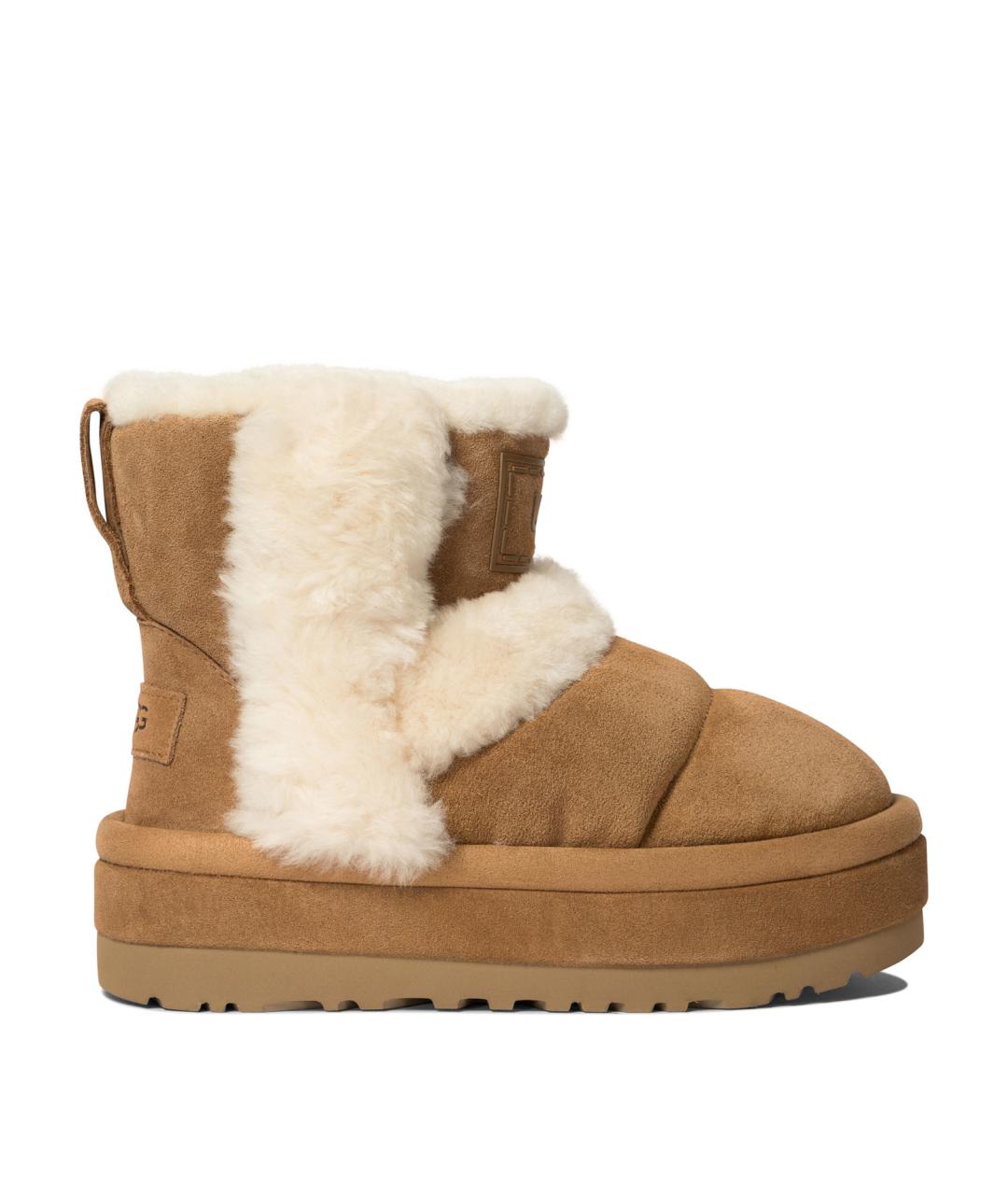 UGG AUSTRALIA Коричневые кожаные ботинки, фото 1