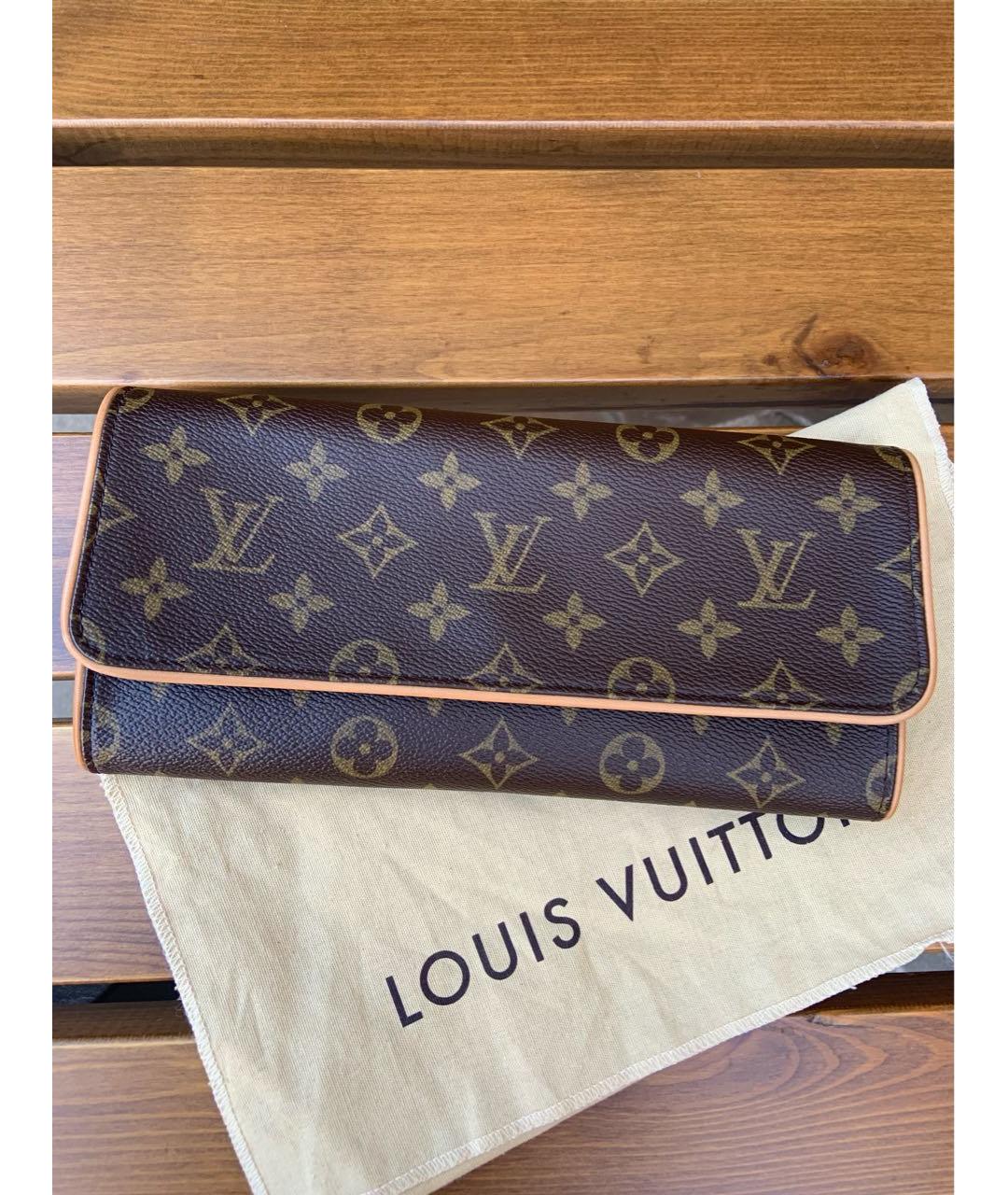 LOUIS VUITTON Коричневая сумка через плечо, фото 7