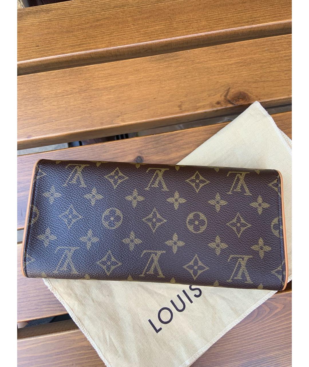 LOUIS VUITTON Коричневая сумка через плечо, фото 2