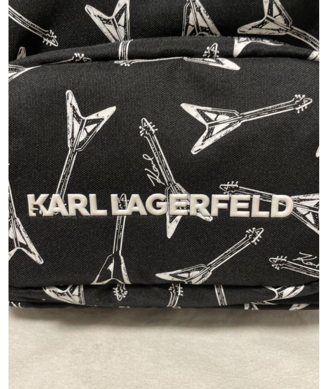 KARL LAGERFELD Черный рюкзак, фото 3