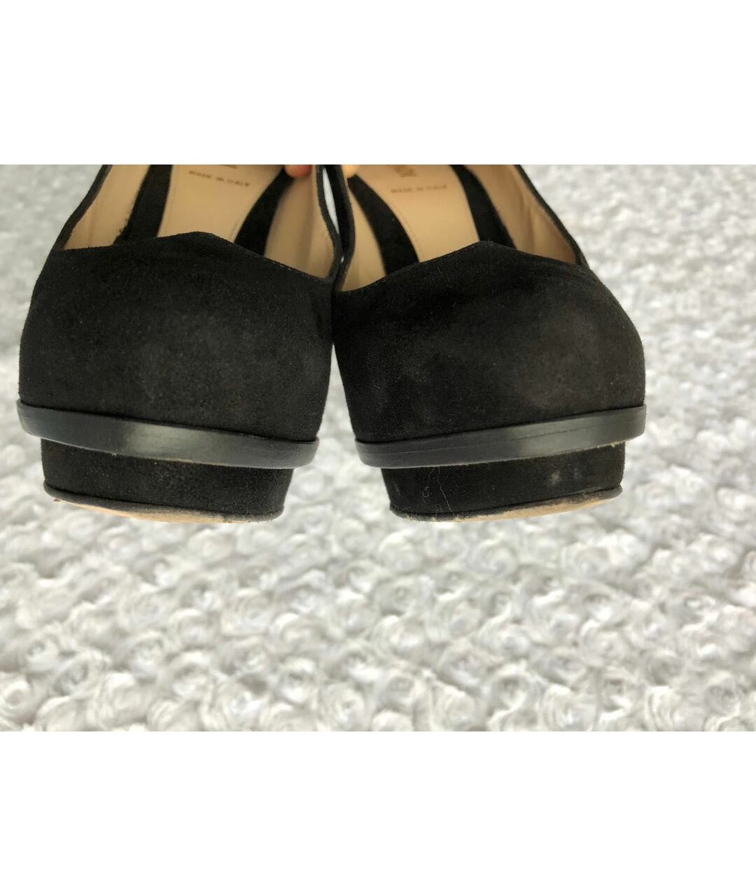 FENDI Черные замшевые туфли, фото 4