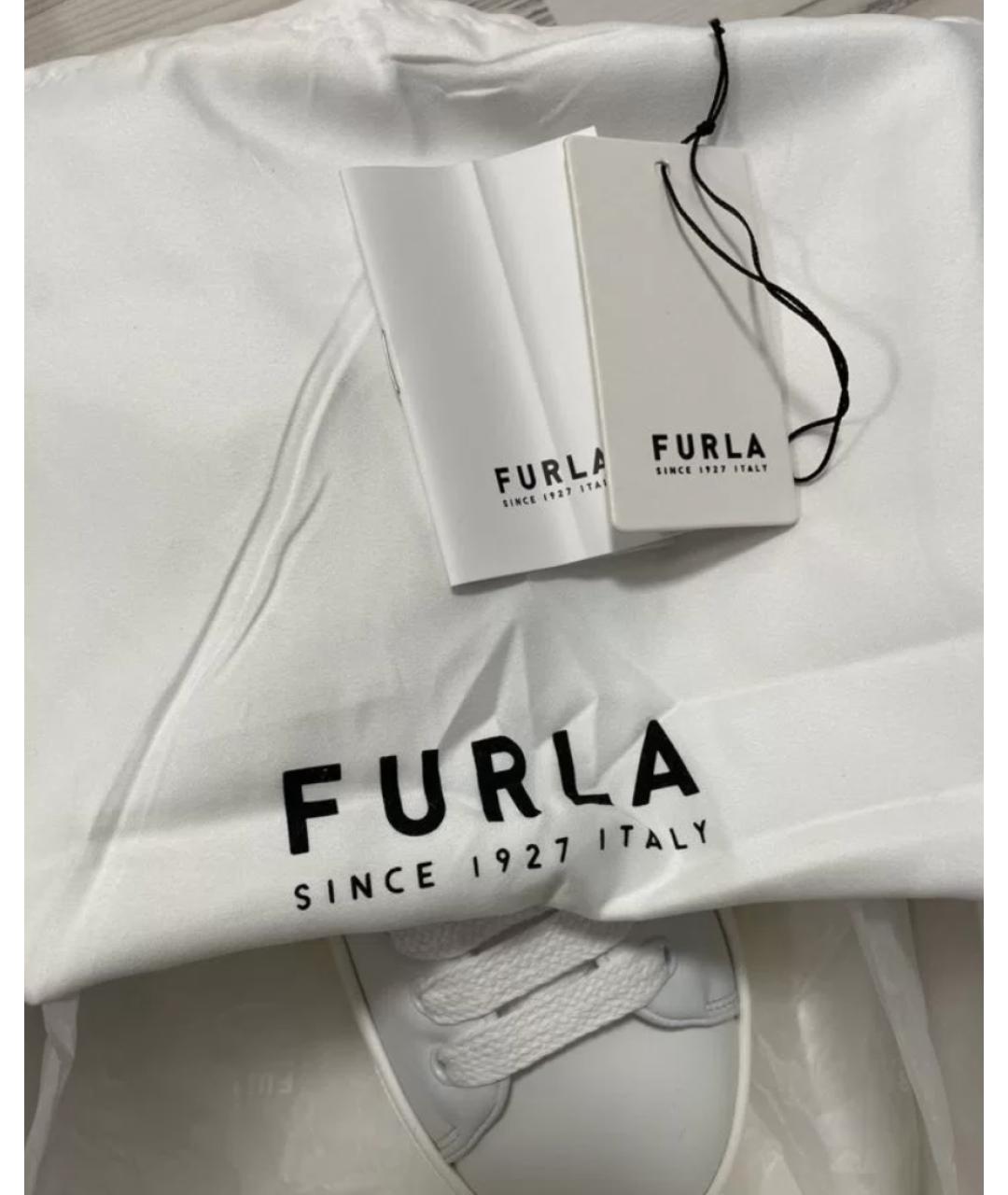 FURLA Кожаные кеды, фото 8