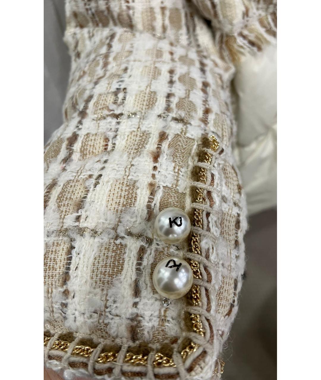 KHRISJOY Бежевый пуховик, фото 4