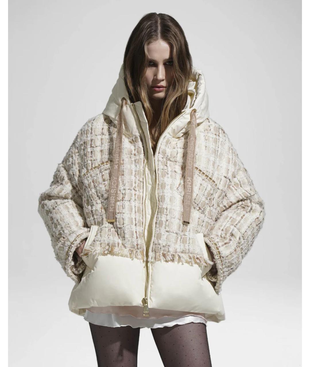 KHRISJOY Бежевый пуховик, фото 2