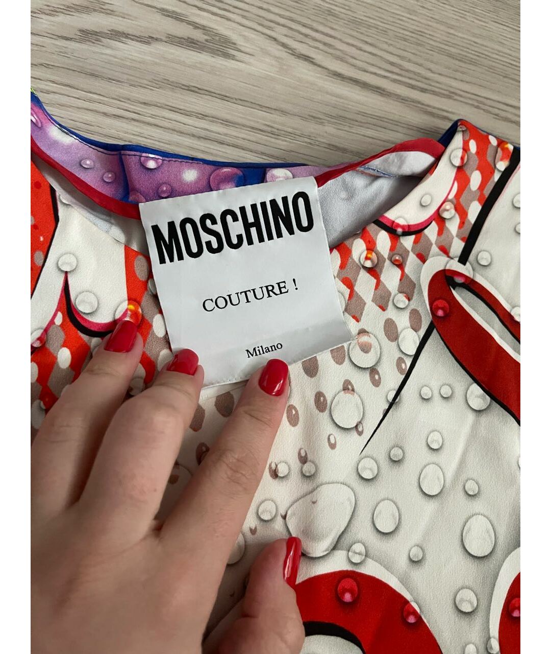 MOSCHINO Мульти платье, фото 5