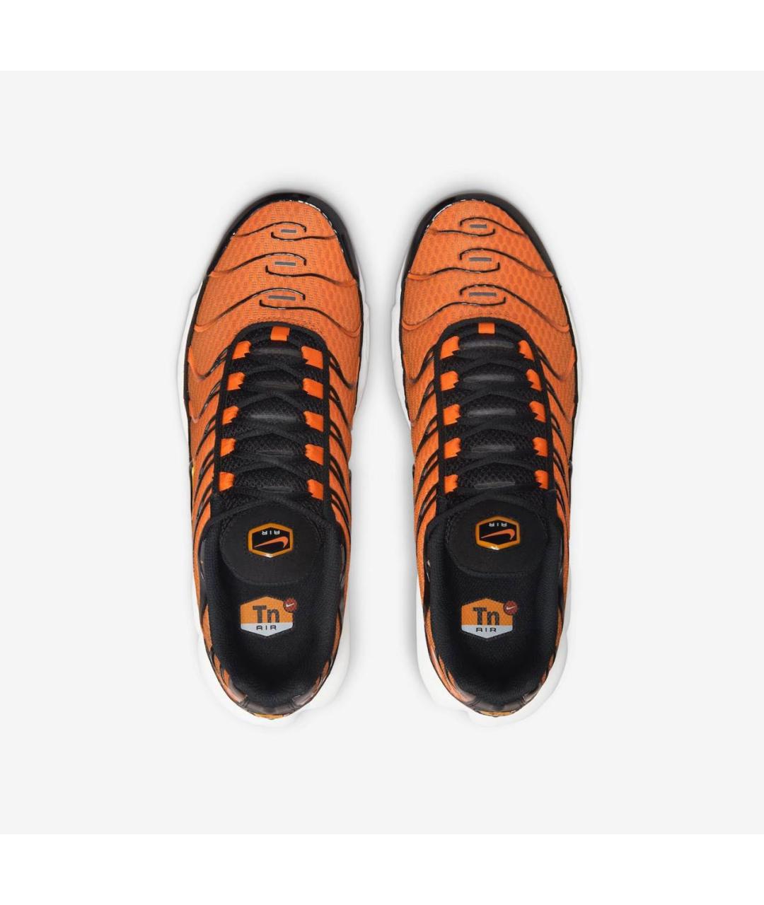 NIKE Оранжевое текстильные низкие кроссовки / кеды, фото 3