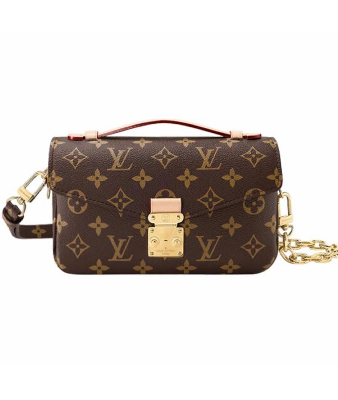 LOUIS VUITTON Коричневая сумка через плечо, фото 1