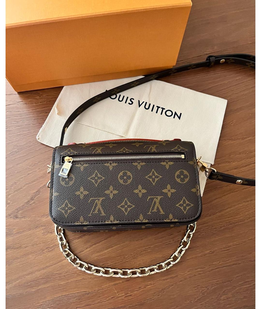 LOUIS VUITTON Коричневая сумка через плечо, фото 5