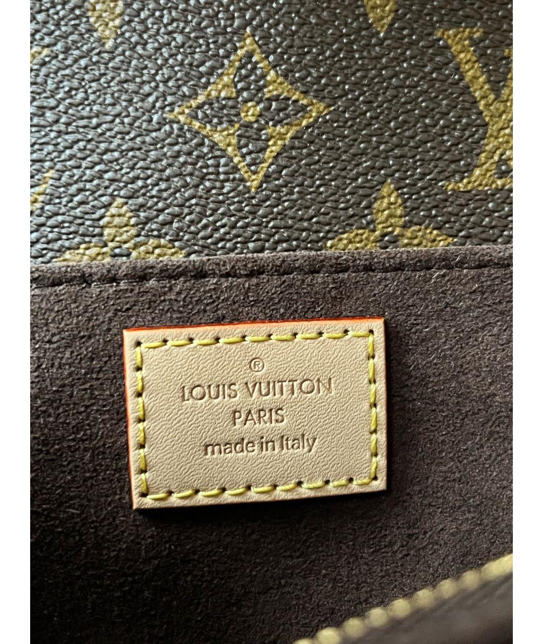 LOUIS VUITTON Коричневая сумка через плечо, фото 7