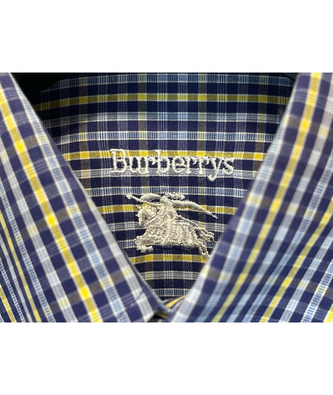 BURBERRY Мульти хлопковая кэжуал рубашка, фото 4