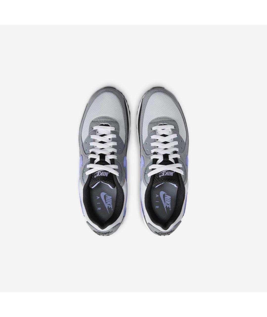 NIKE Серые текстильные низкие кроссовки / кеды, фото 3