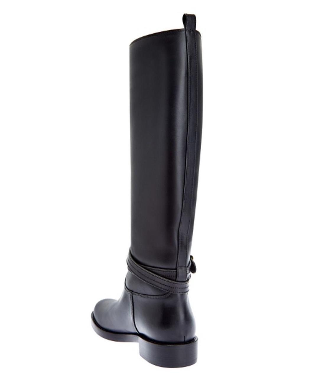 GIANVITO ROSSI Черные кожаные сапоги, фото 4
