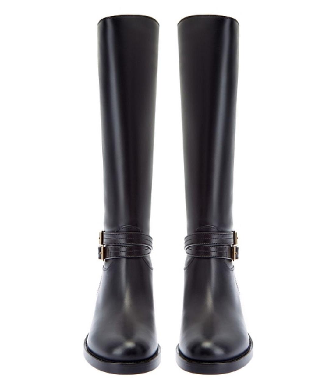 GIANVITO ROSSI Черные кожаные сапоги, фото 2