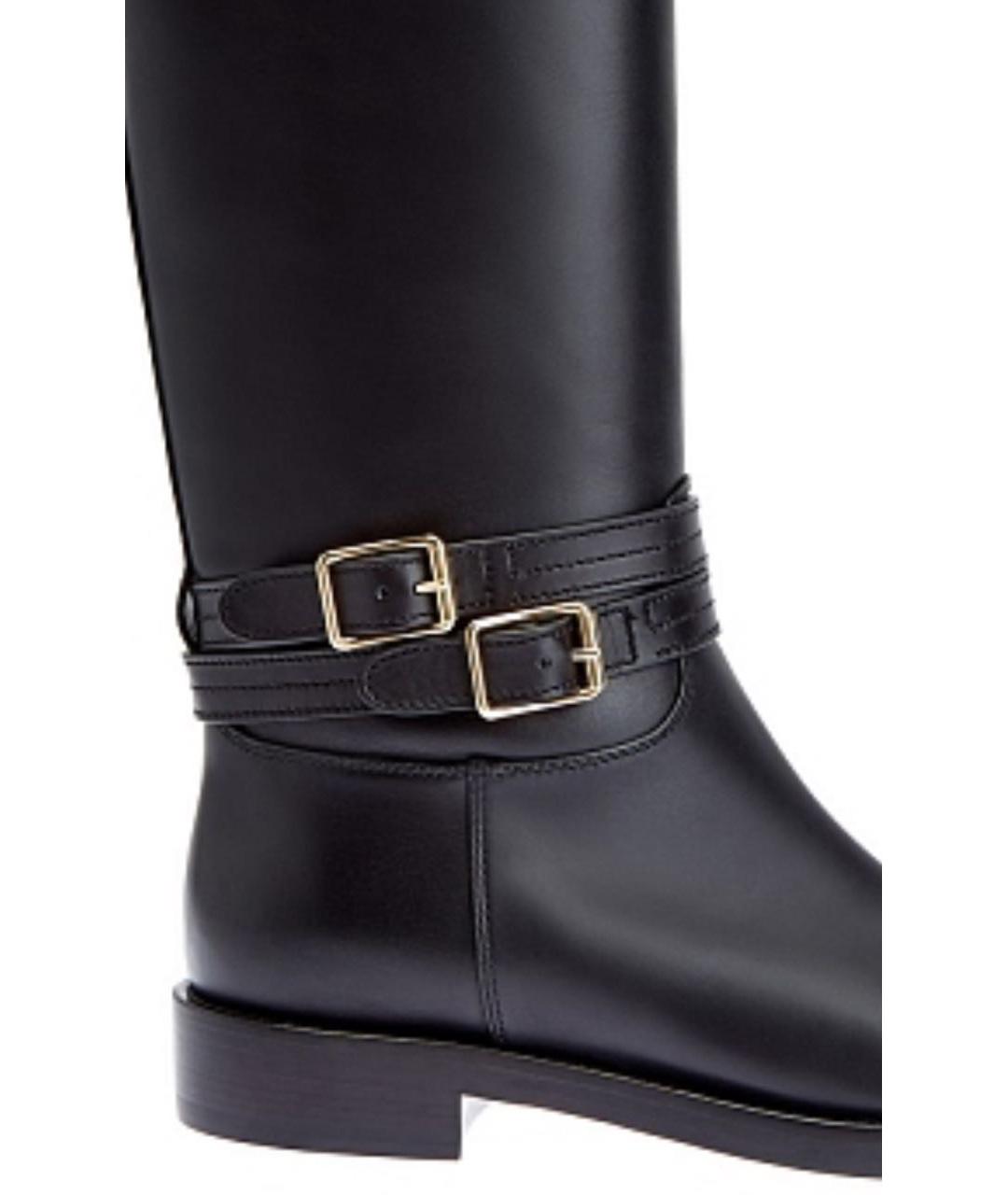 GIANVITO ROSSI Черные кожаные сапоги, фото 6