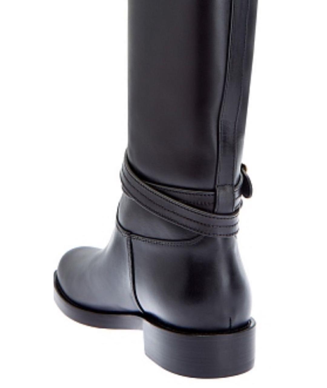 GIANVITO ROSSI Черные кожаные сапоги, фото 7