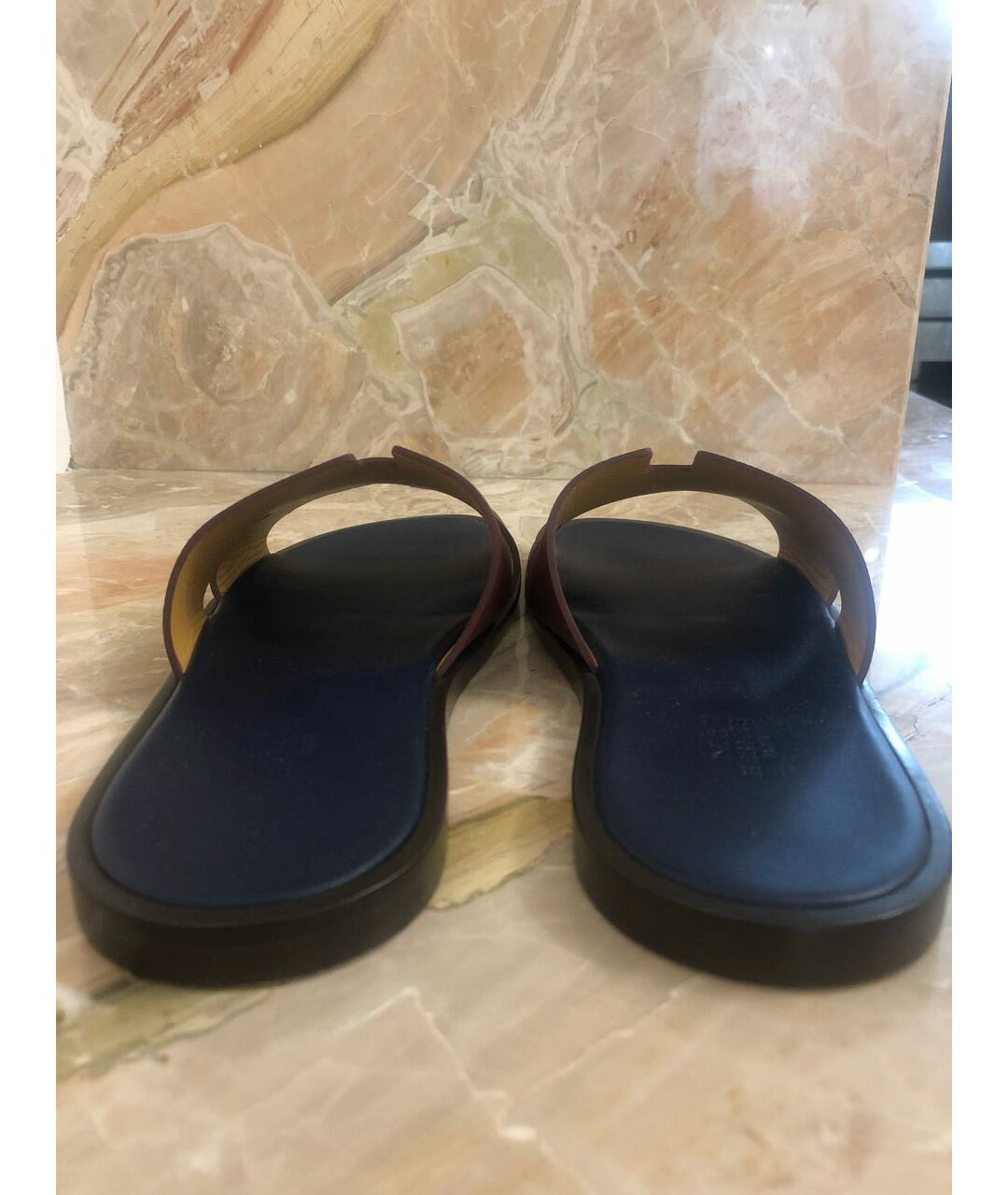 HERMES PRE-OWNED Коричневые кожаные сандалии, фото 4