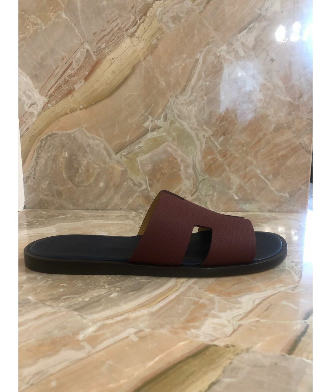 HERMES PRE-OWNED Коричневые кожаные сандалии, фото 9