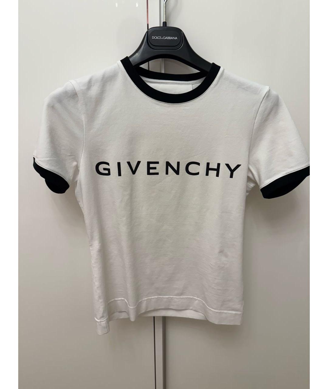 GIVENCHY Белая хлопковая футболка, фото 4