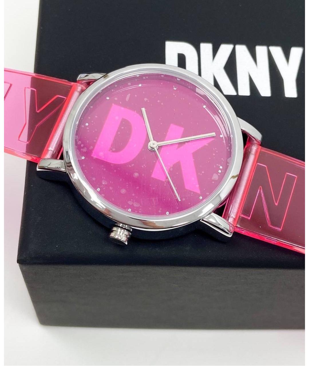 DKNY Розовые часы, фото 3