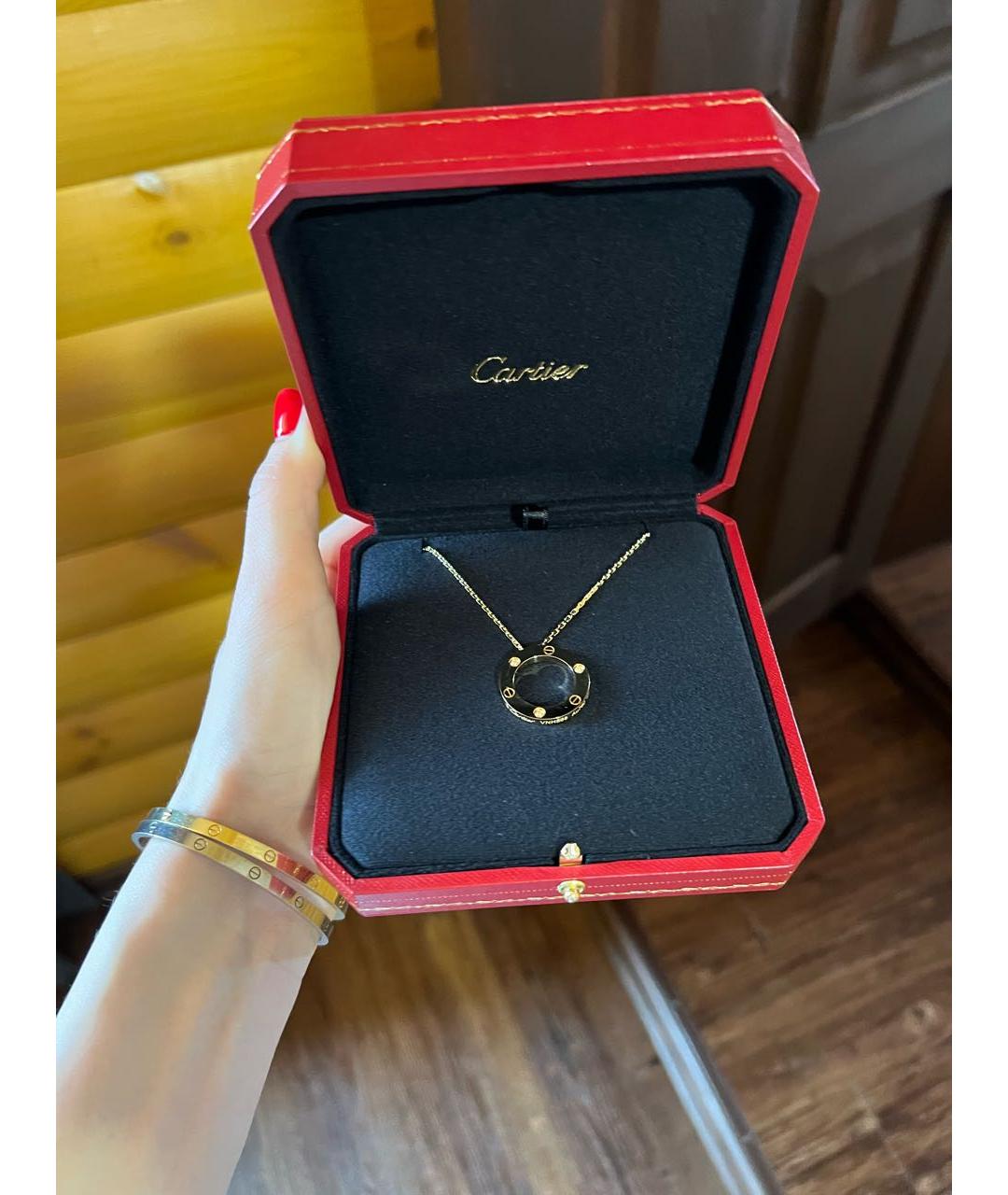 CARTIER Золотая цепочка/подвеска из желтого золота, фото 2