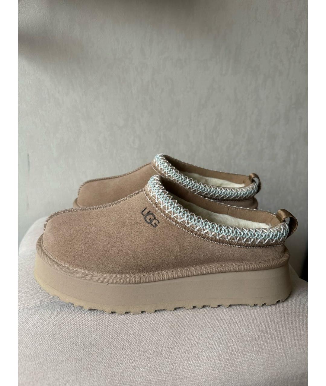 UGG AUSTRALIA Бежевые ботинки, фото 7