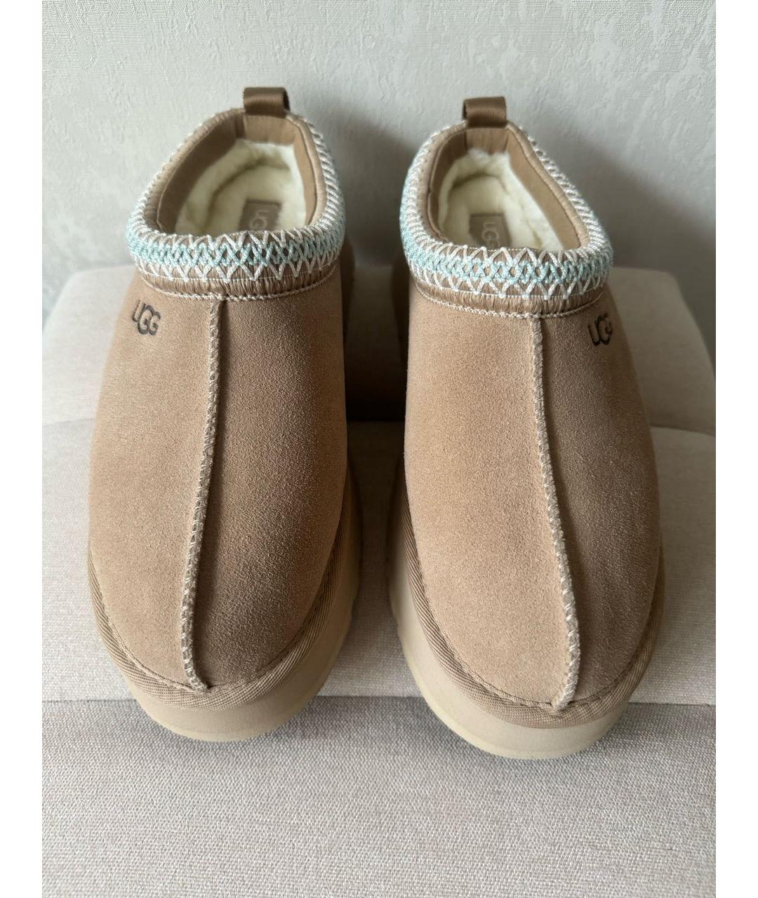 UGG AUSTRALIA Бежевые ботинки, фото 3