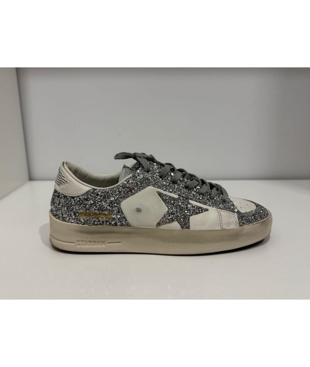 GOLDEN GOOSE DELUXE BRAND Белые кожаные кеды, фото 9