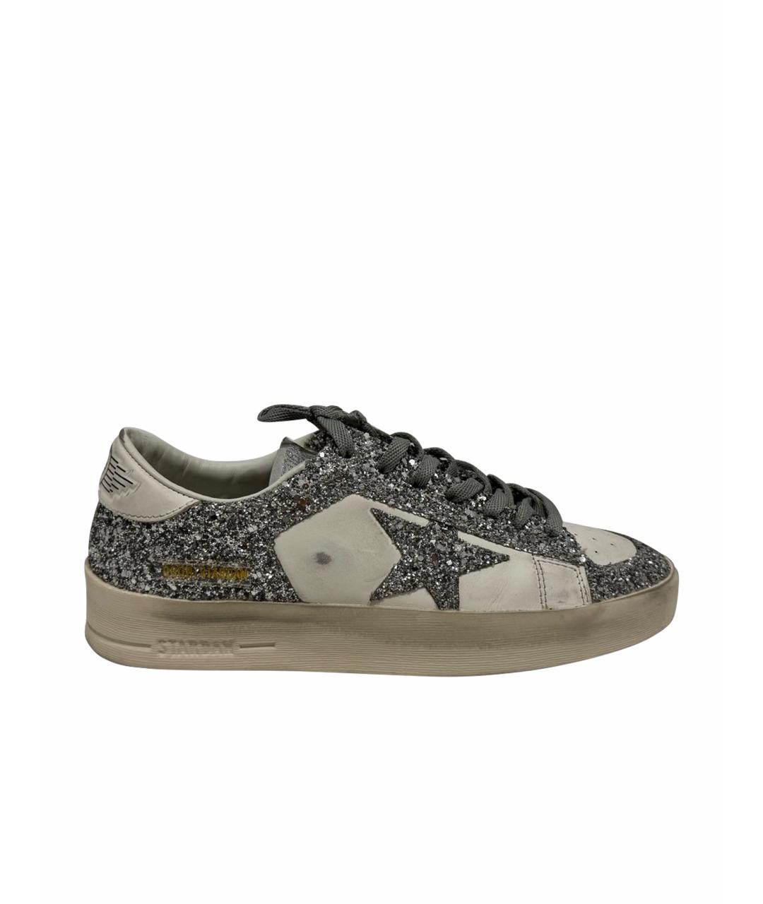 GOLDEN GOOSE DELUXE BRAND Белые кожаные кеды, фото 1