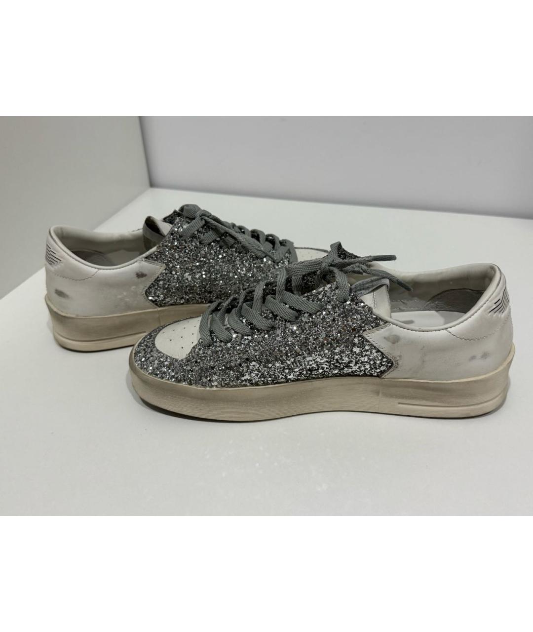 GOLDEN GOOSE DELUXE BRAND Белые кожаные кеды, фото 6