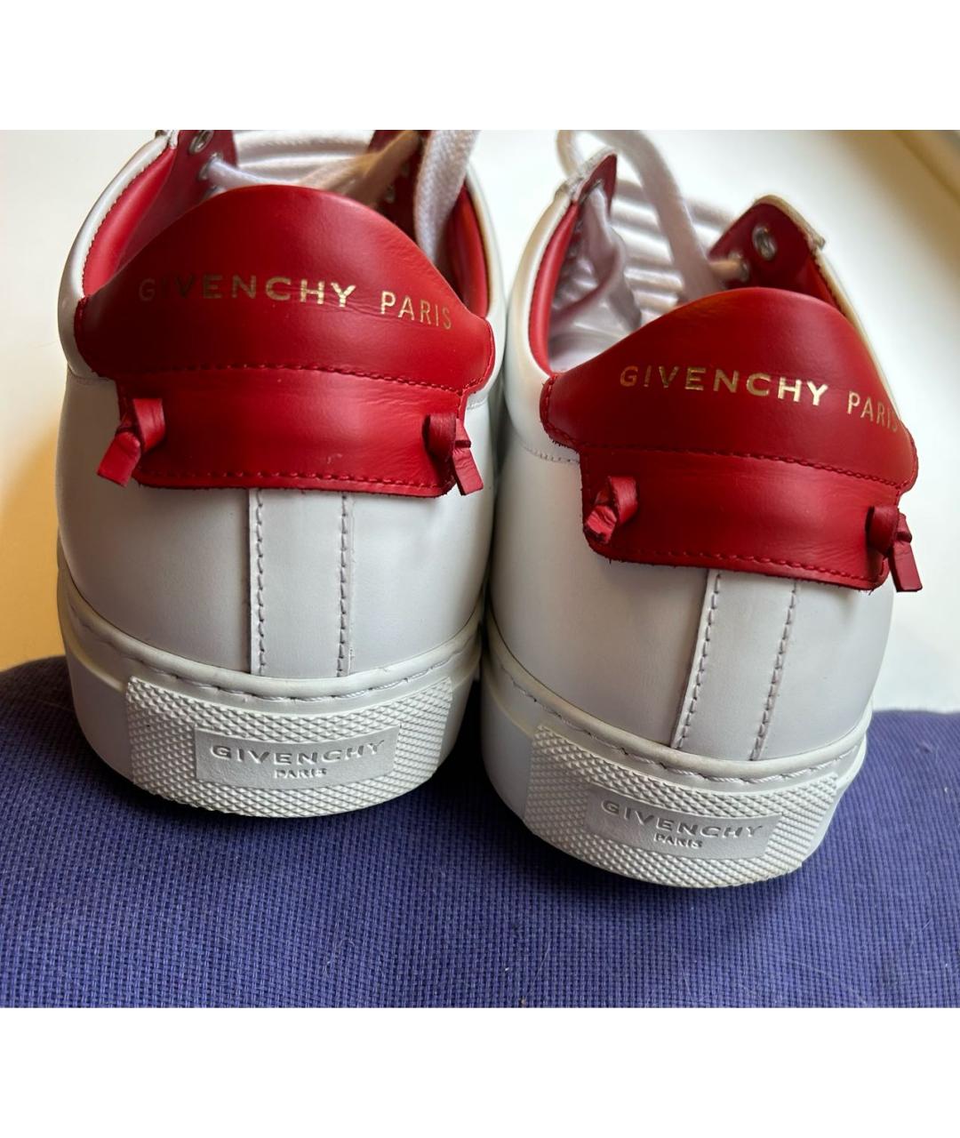 GIVENCHY Белые кожаные кеды, фото 4