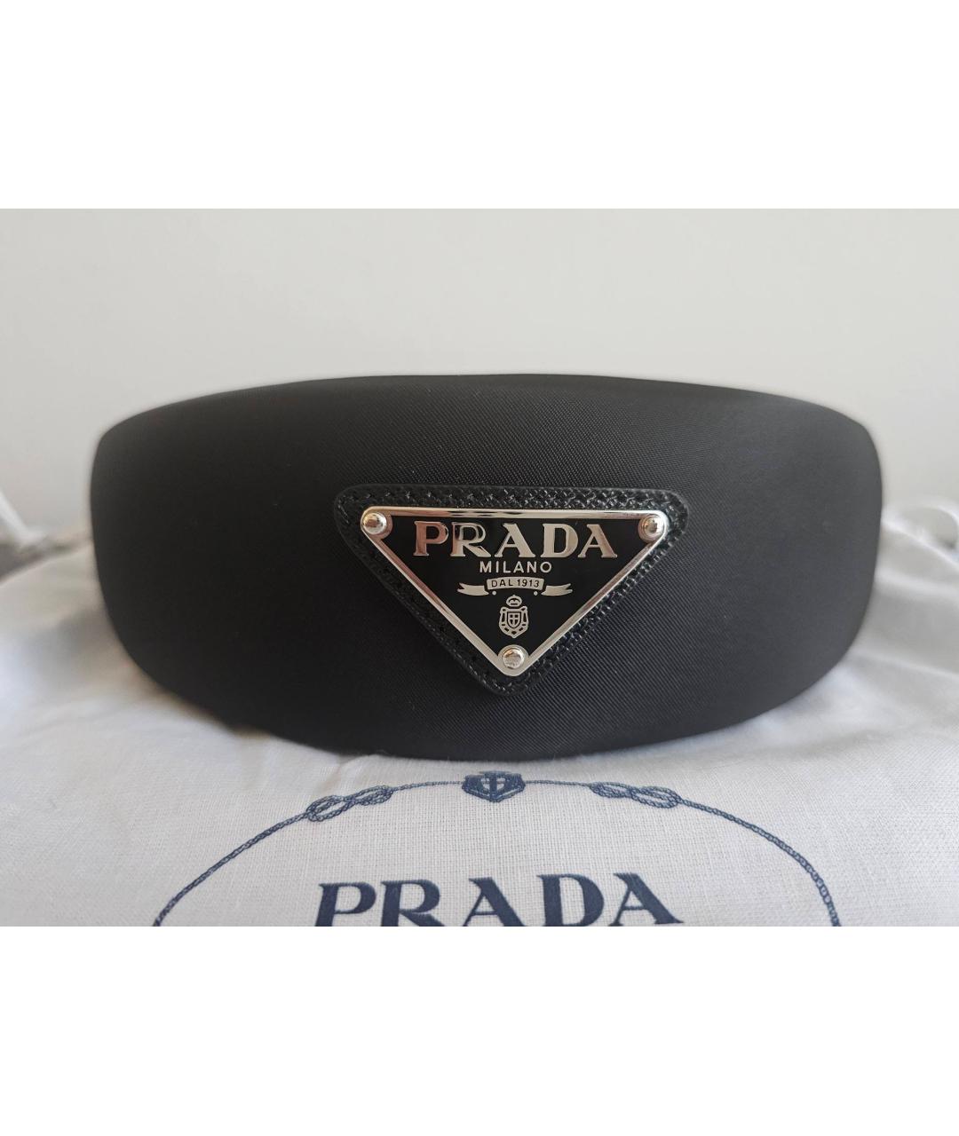 PRADA Черный ободок, фото 2