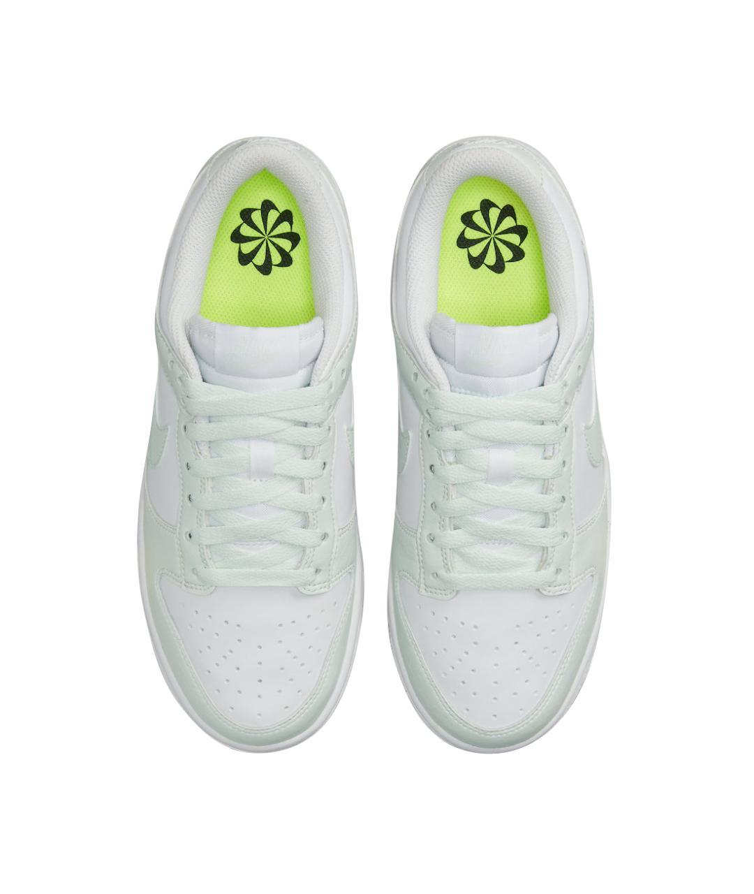 NIKE Бирюзовые кожаные кроссовки, фото 3