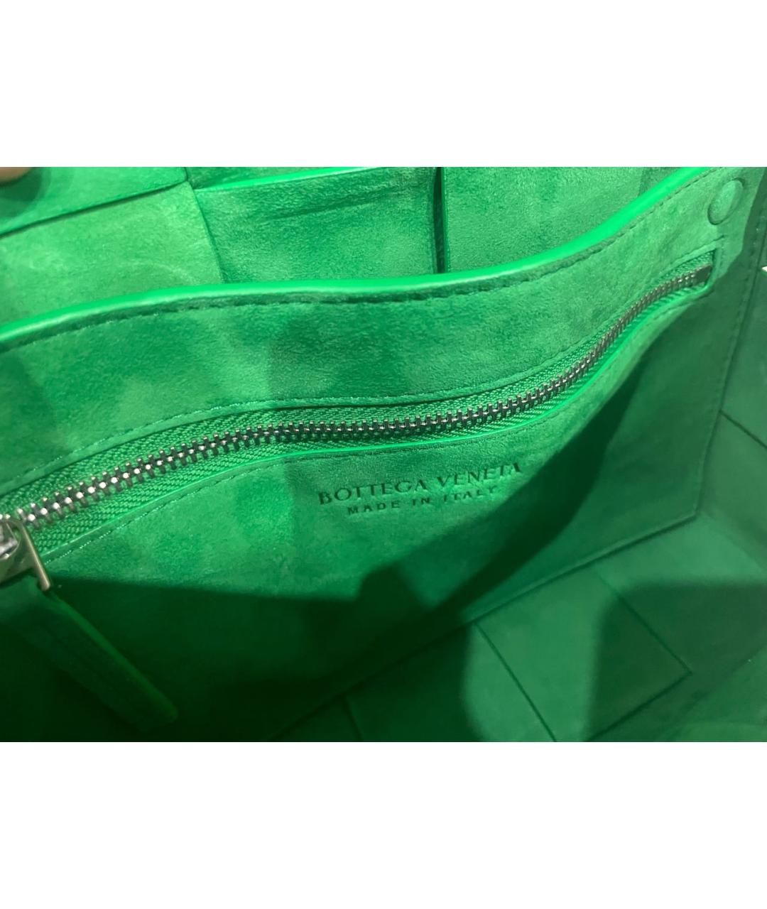 BOTTEGA VENETA Черная сумка на плечо из искусственной кожи, фото 4