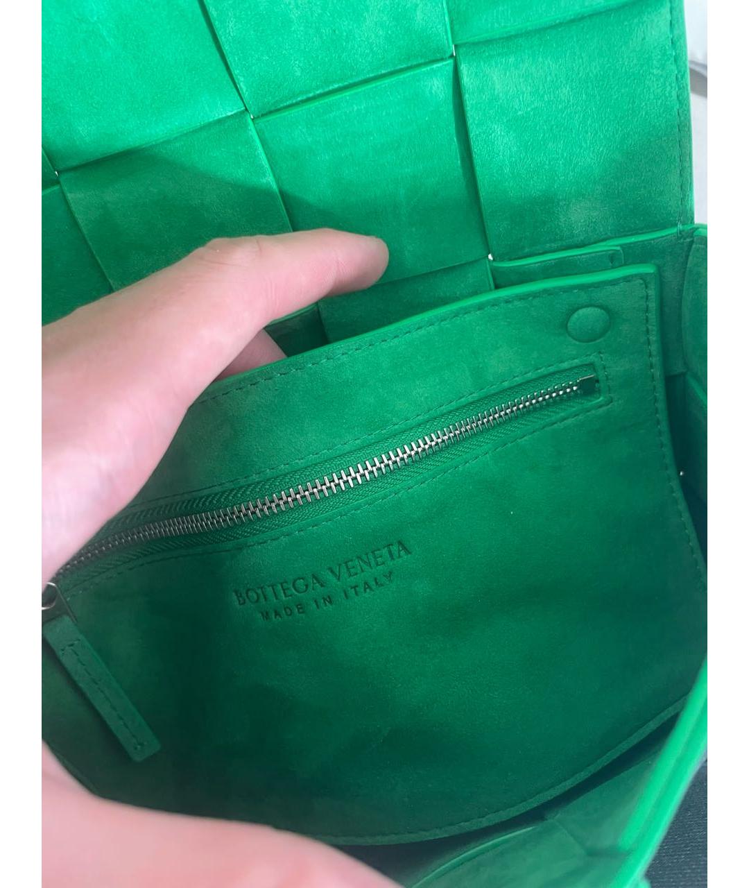 BOTTEGA VENETA Черная сумка на плечо из искусственной кожи, фото 5