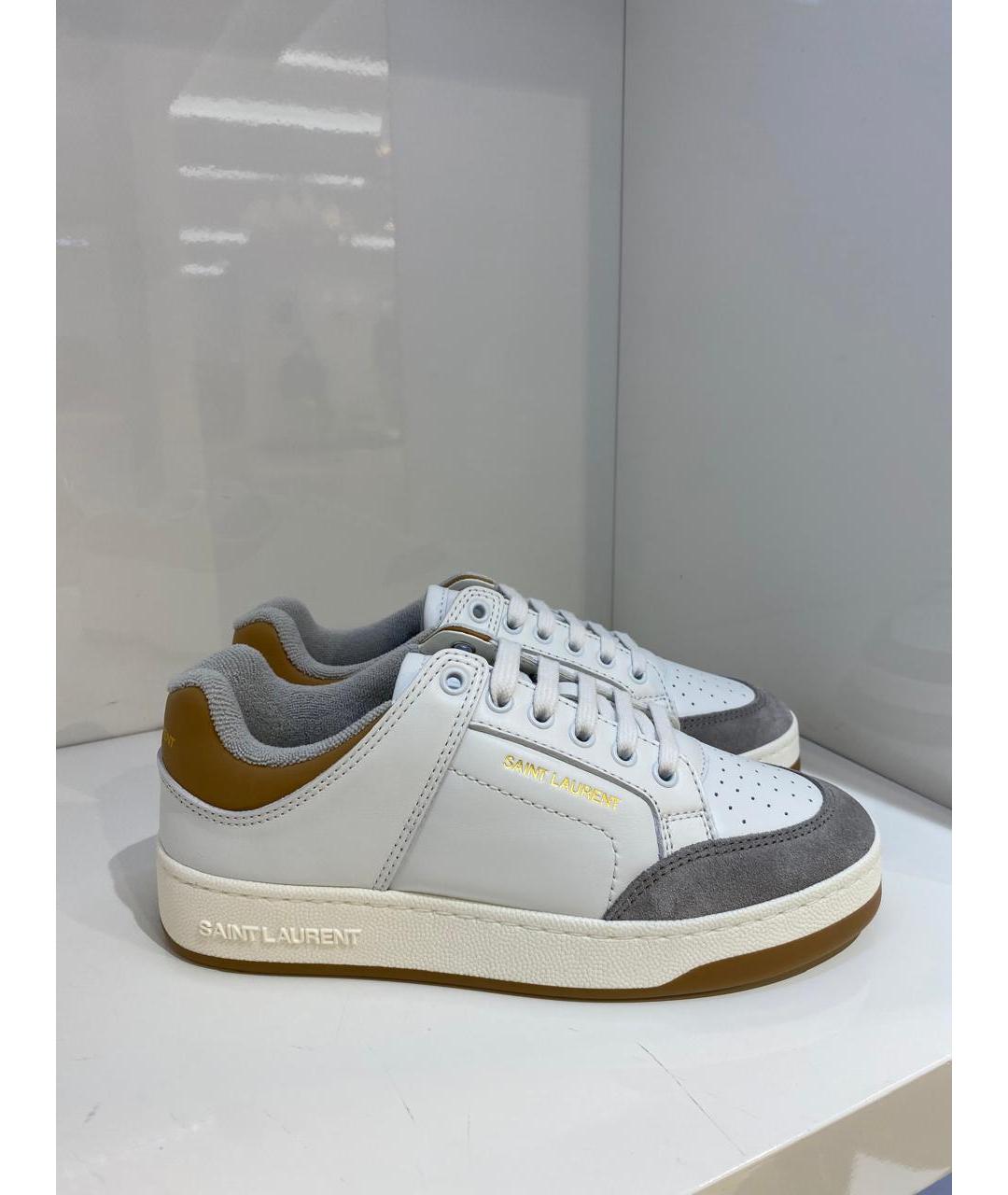 SAINT LAURENT Мульти кожаные низкие кроссовки / кеды, фото 2