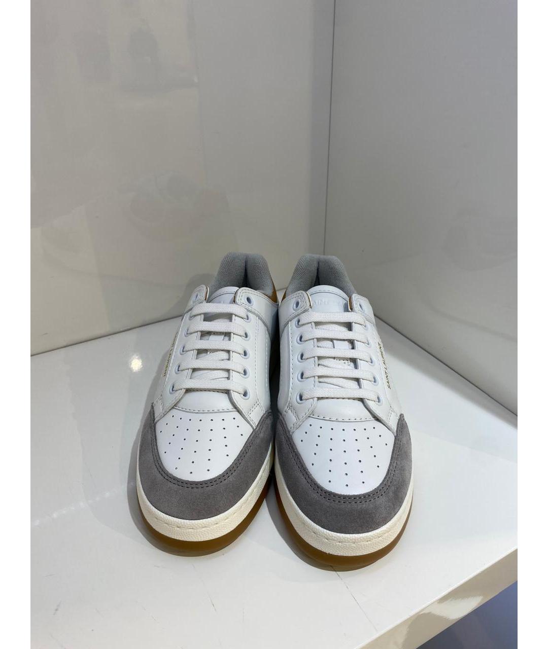 SAINT LAURENT Мульти кожаные низкие кроссовки / кеды, фото 3