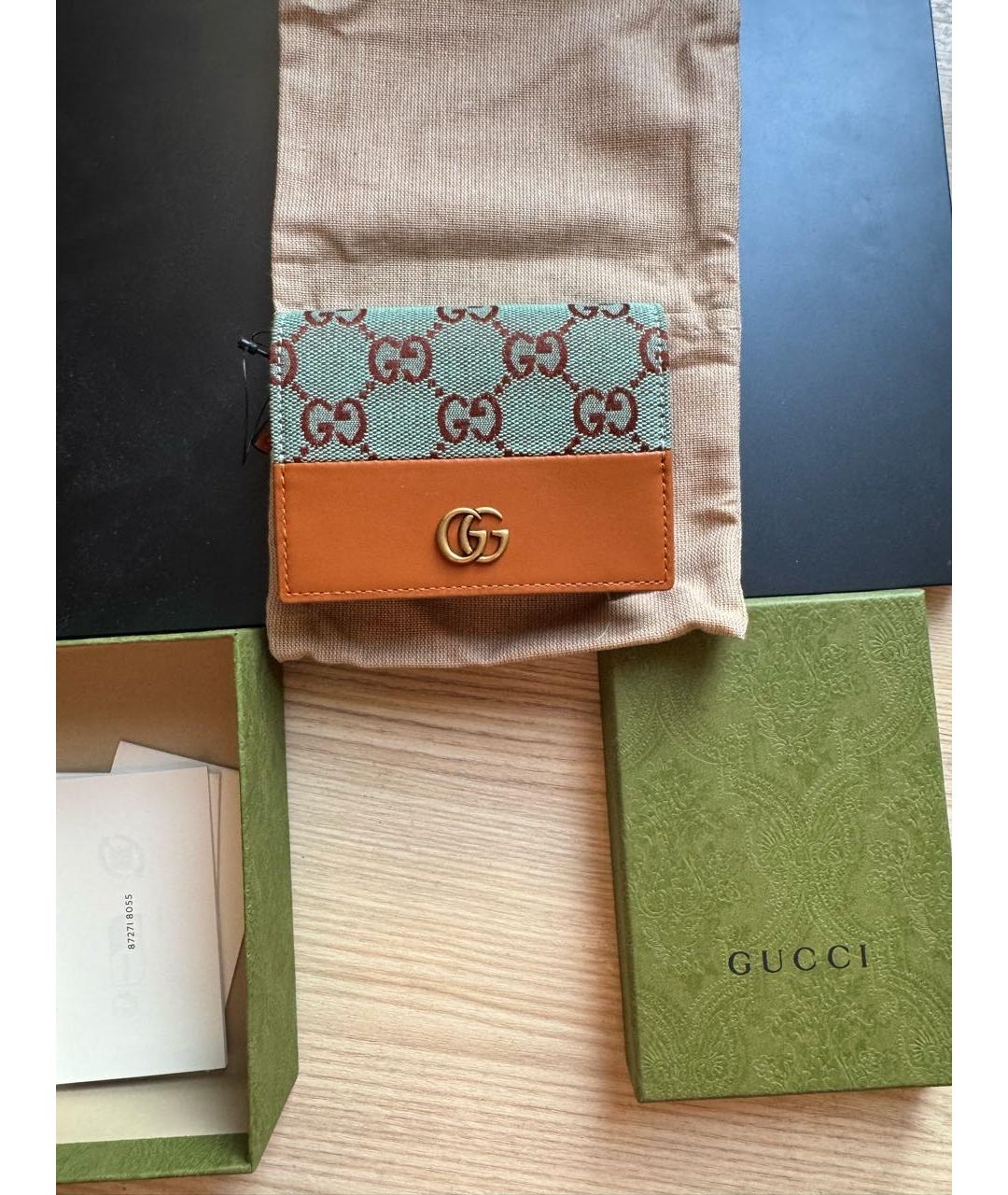 GUCCI Голубой кошелек, фото 2