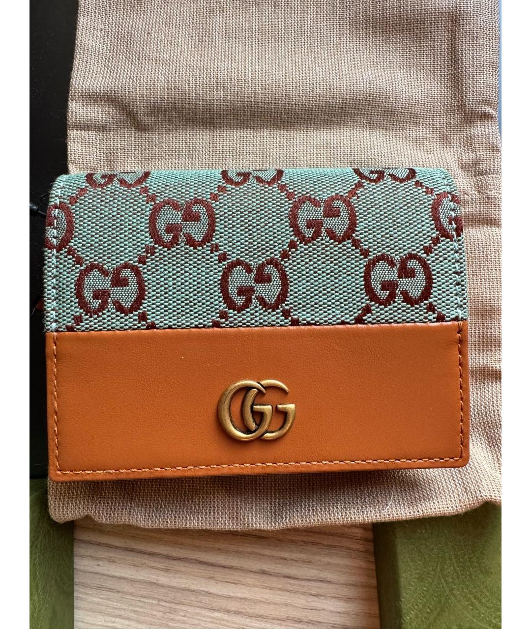 GUCCI Голубой кошелек, фото 6