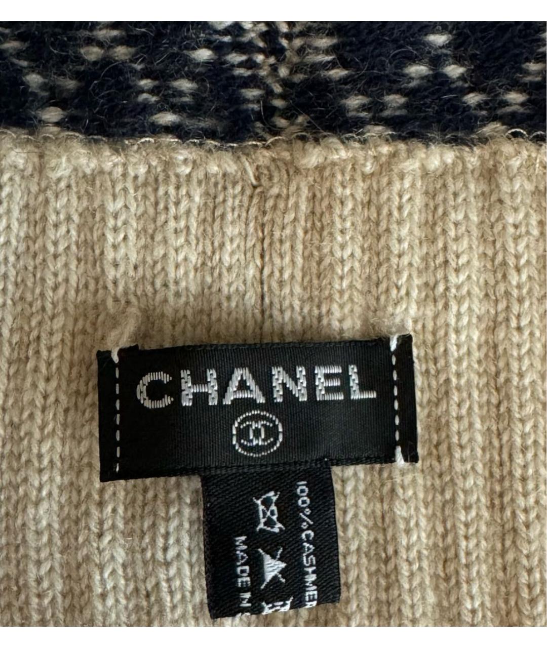 CHANEL Серая кашемировая шапка, фото 3