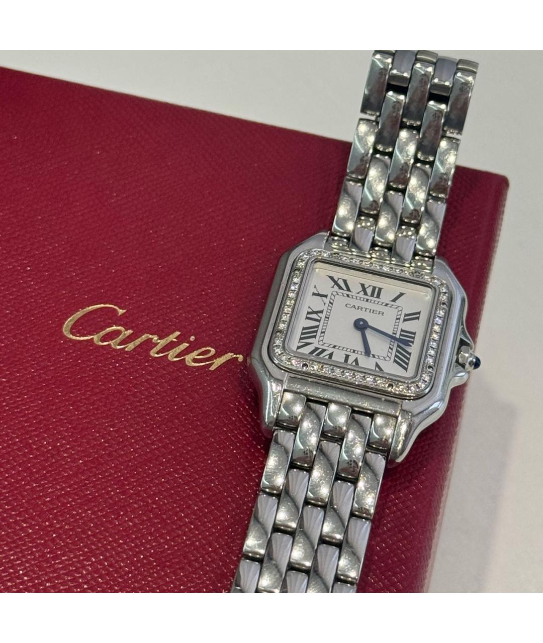 CARTIER Серебряные часы, фото 4